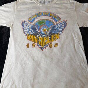 Van Halen 1984 Tour of the World band t-shirt